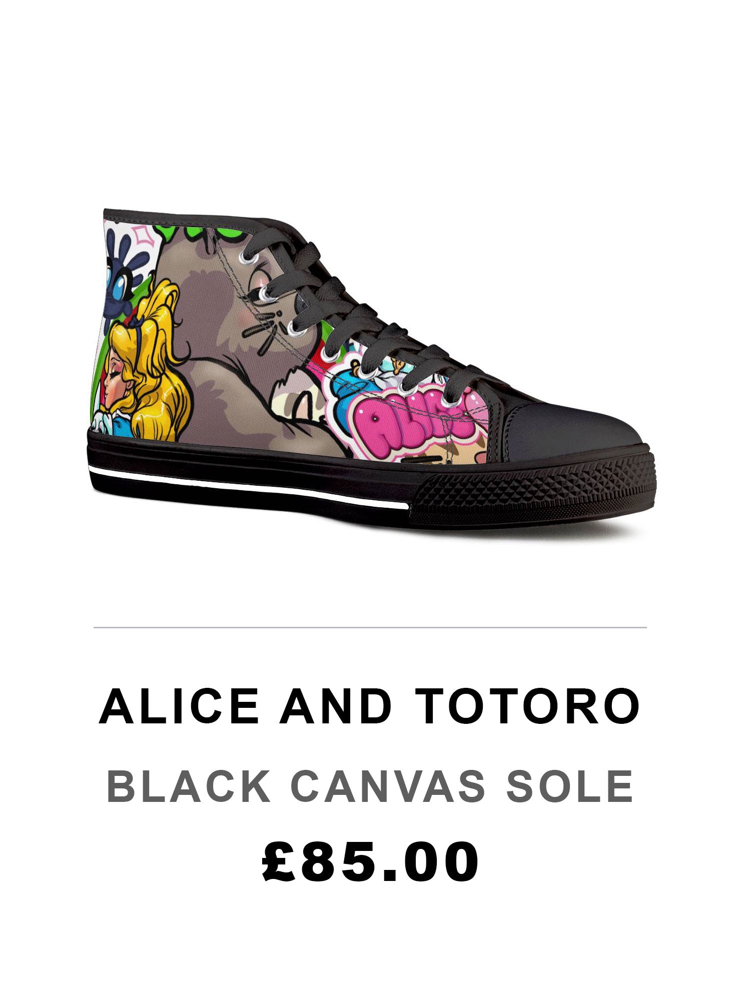 ALice and Totoro -- Canvas Black Sole --