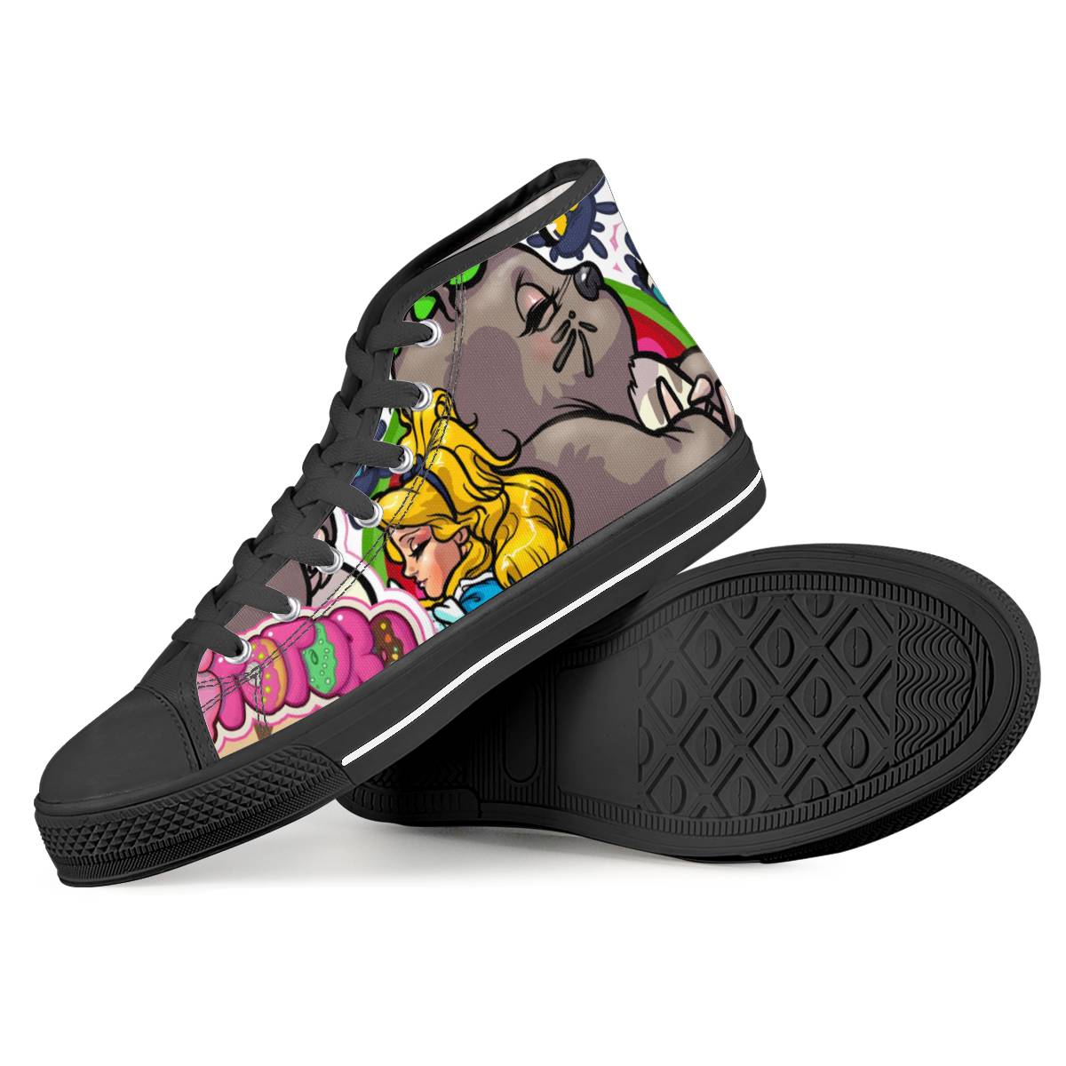 ALice and Totoro -- Canvas Black Sole --
