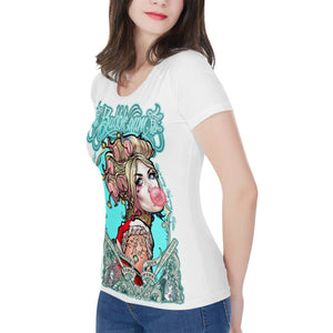 T-Shirt -- Bubblegum Harley --