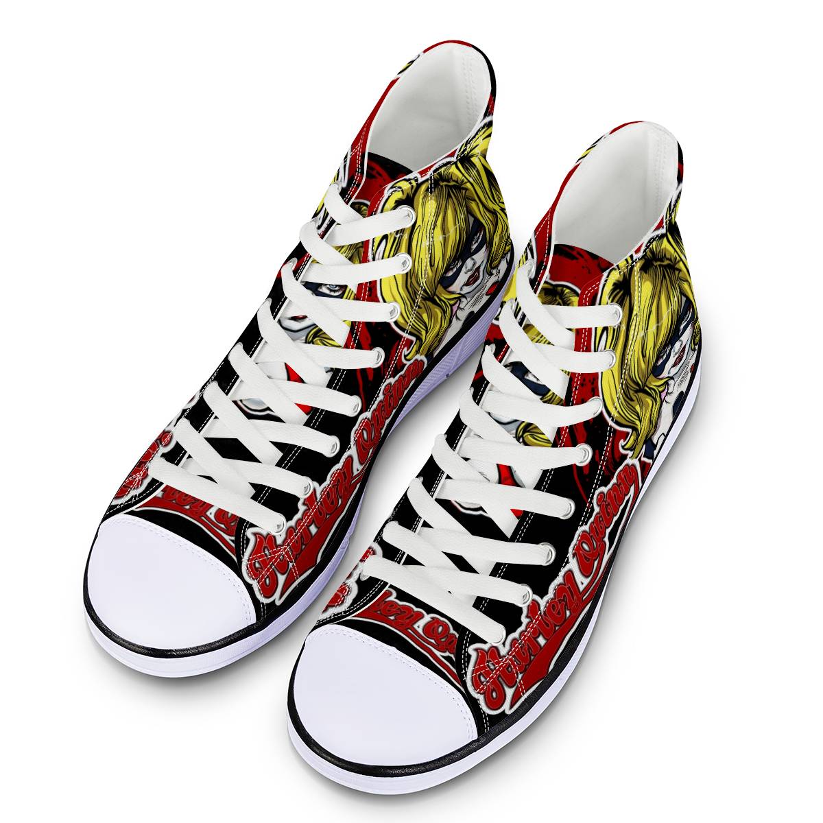 -- HA-013 -- All-Over Print Canvas Shoes --