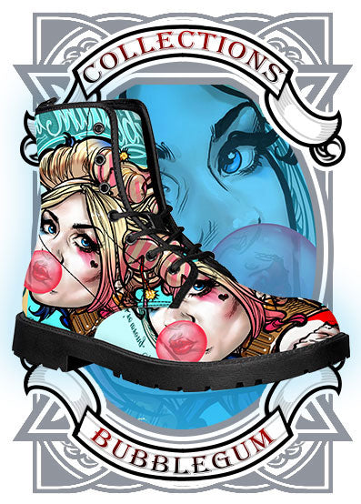 Harley Bubblegum -- Leather Boot --