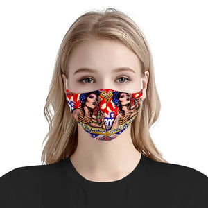 -- WW-002 -- T-Shirt with matching Face Mask  --