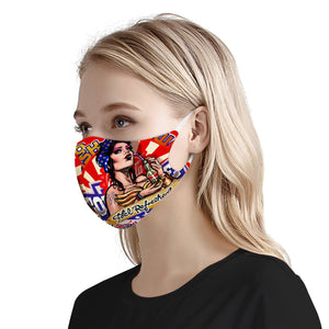 -- WW-002 -- T-Shirt with matching Face Mask  --