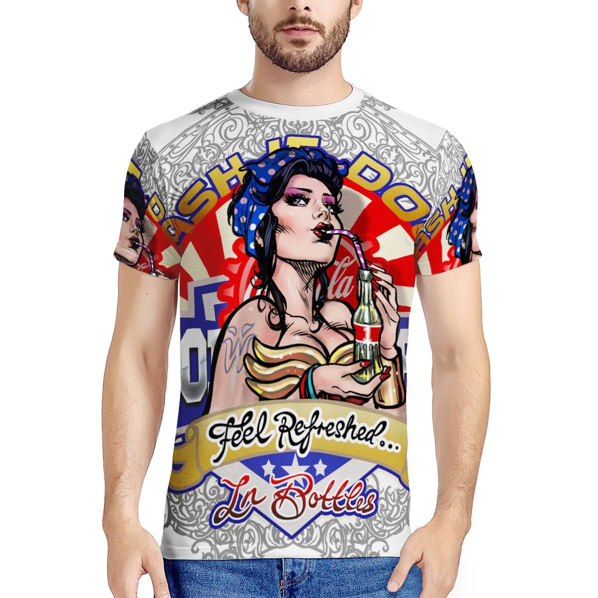 -- WW-002 -- All-Over print Sublimation T-Shirt  -- 02 --